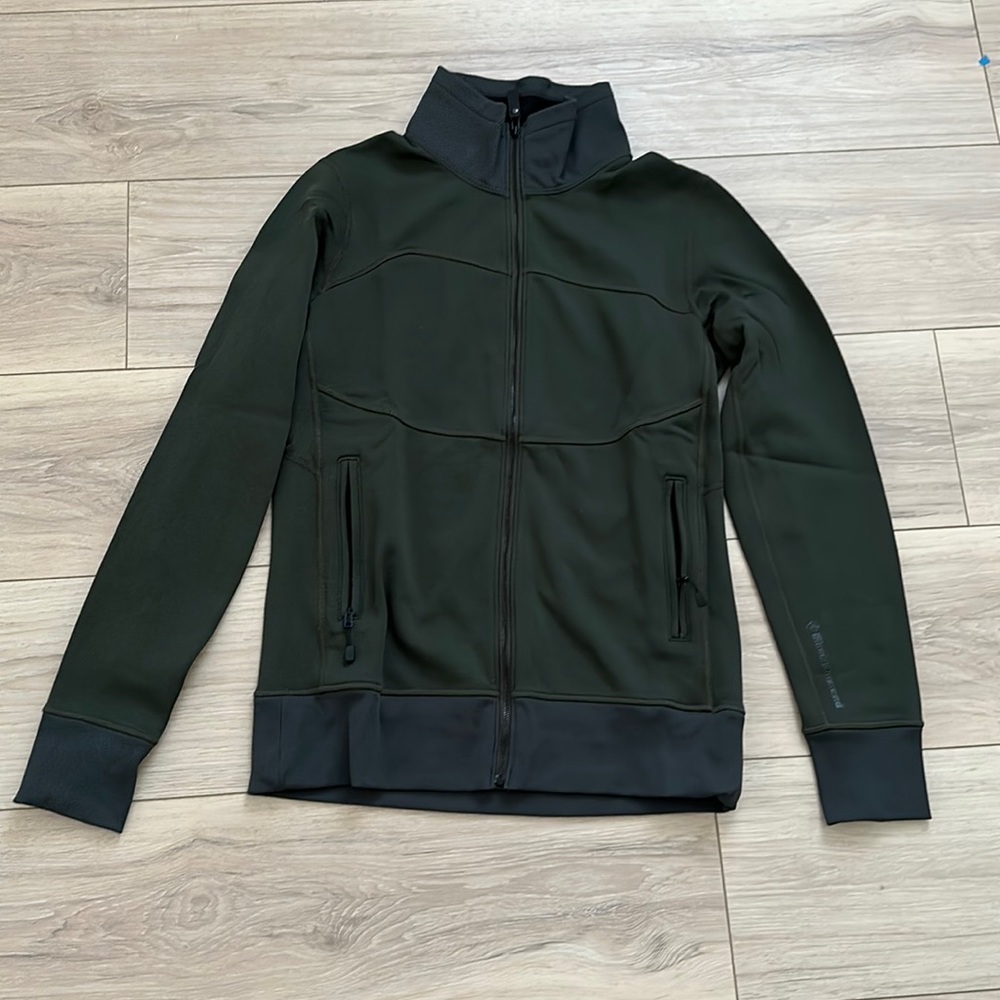 Black Diamond women’s zip up sweater MED 17.5x25